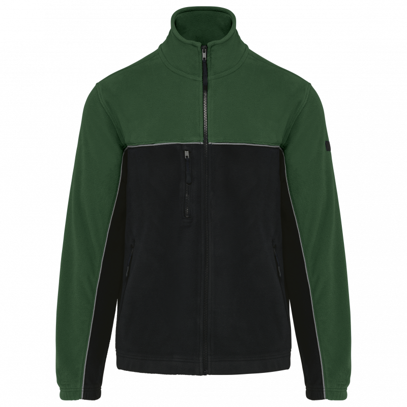 Veste micropolaire bicolore écoresponsable unisexe