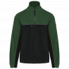 Veste micropolaire bicolore écoresponsable unisexe