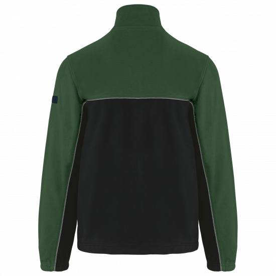 Veste micropolaire bicolore écoresponsable unisexe