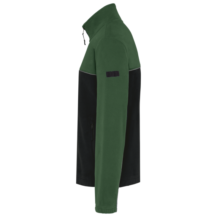 Veste micropolaire bicolore écoresponsable unisexe