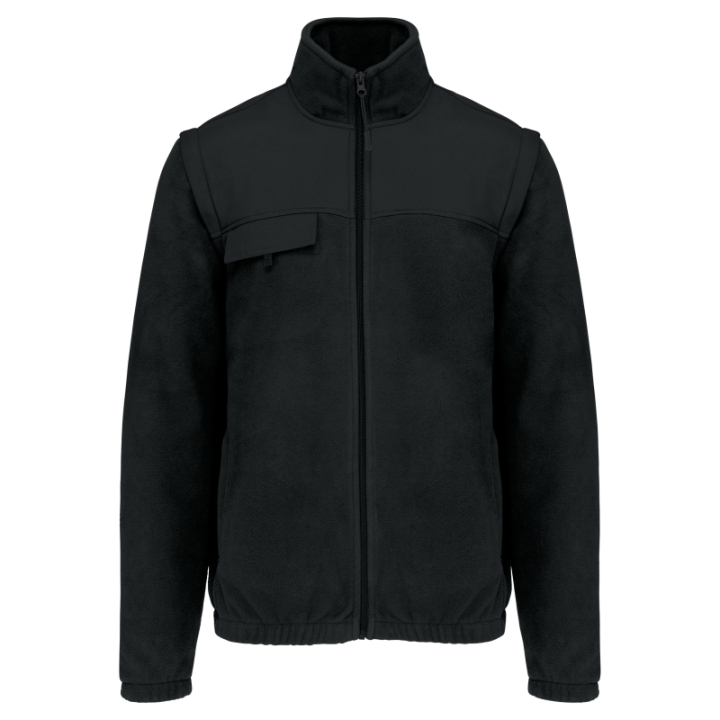 Veste polaire manches amovibles