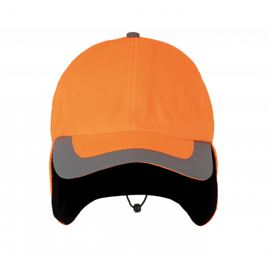 Casquette chaude hiver fluorescente