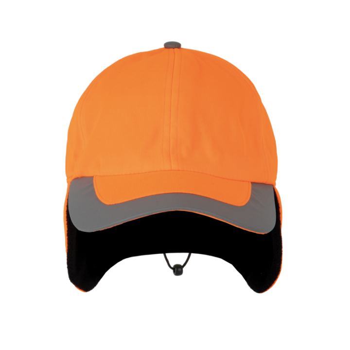 Casquette chaude hiver fluorescente