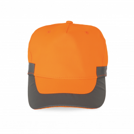 Casquette fluorescente  5 panneaux K-UP (2)