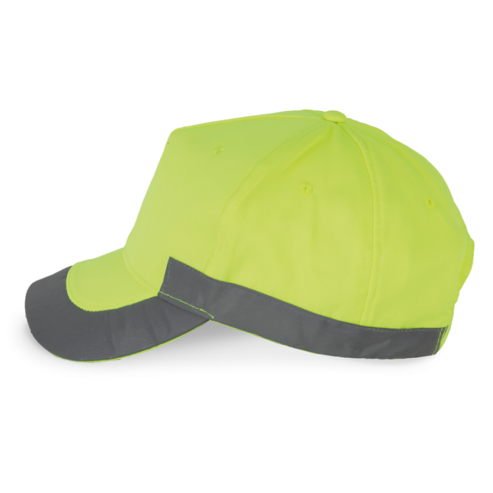 Casquette fluorescente  5 panneaux K-UP