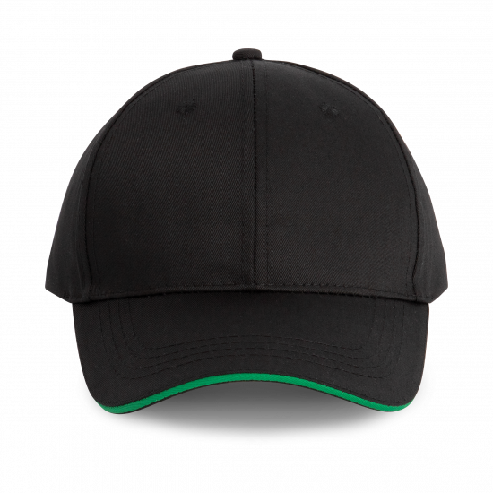 Casquette sandwich contrasté 6 panneaux Oeko-Tex