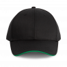 Casquette sandwich contrasté 6 panneaux Oeko-Tex