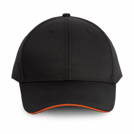 Casquette sandwich contrasté 6 panneaux Oeko-Tex