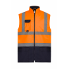 Bodywarmer rembourré haute visibilité