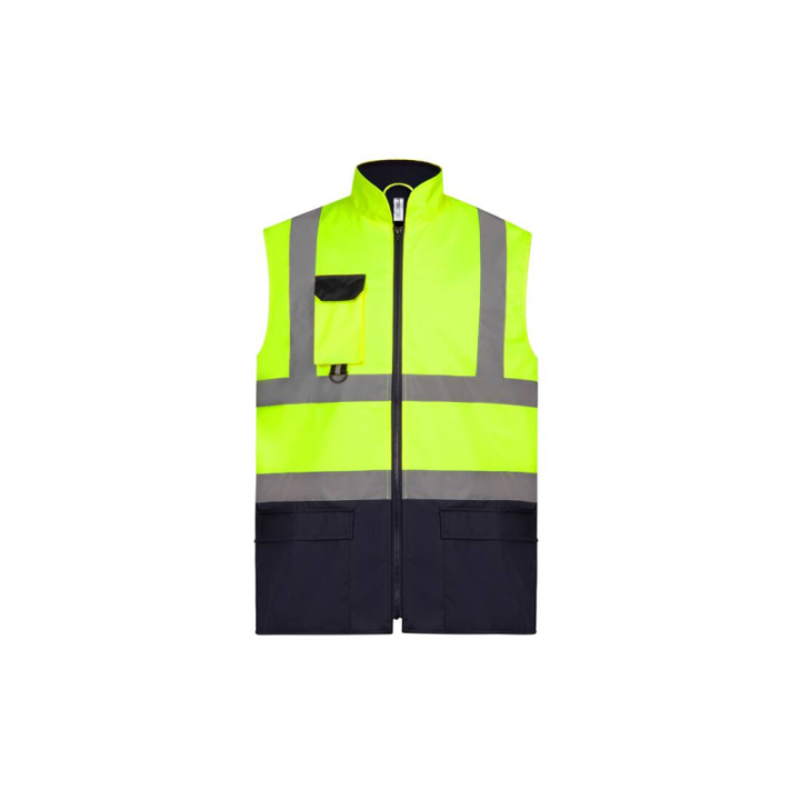 Bodywarmer rembourré haute visibilité