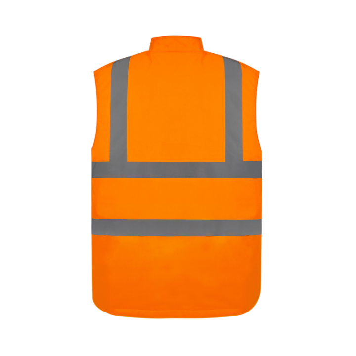 Bodywarmer rembourré haute visibilité