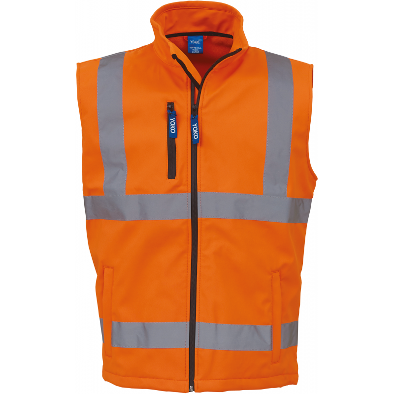 Bodywarmer Softshell haute visibilité Bodywarmer Softshell haute visibilité