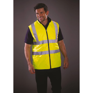 Bodywarmer réversible haute visibilité