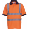 Polo manches courtes haute visibilité
