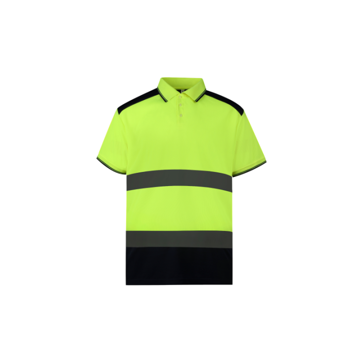 Polo bicolore haute visibilité