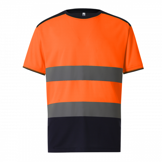 T-shirt haute visibilité bicolore