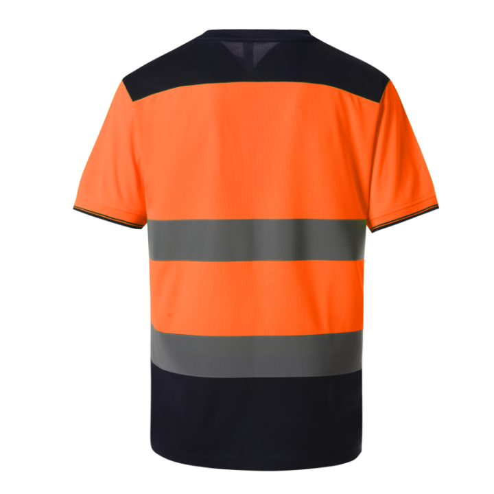 T-shirt haute visibilité bicolore