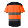 T-shirt haute visibilité bicolore