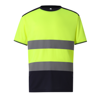 T-shirt haute visibilité bicolore