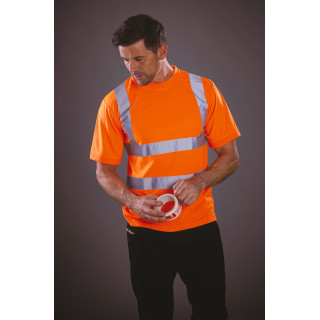 T-shirt manches courtes haute visibilité