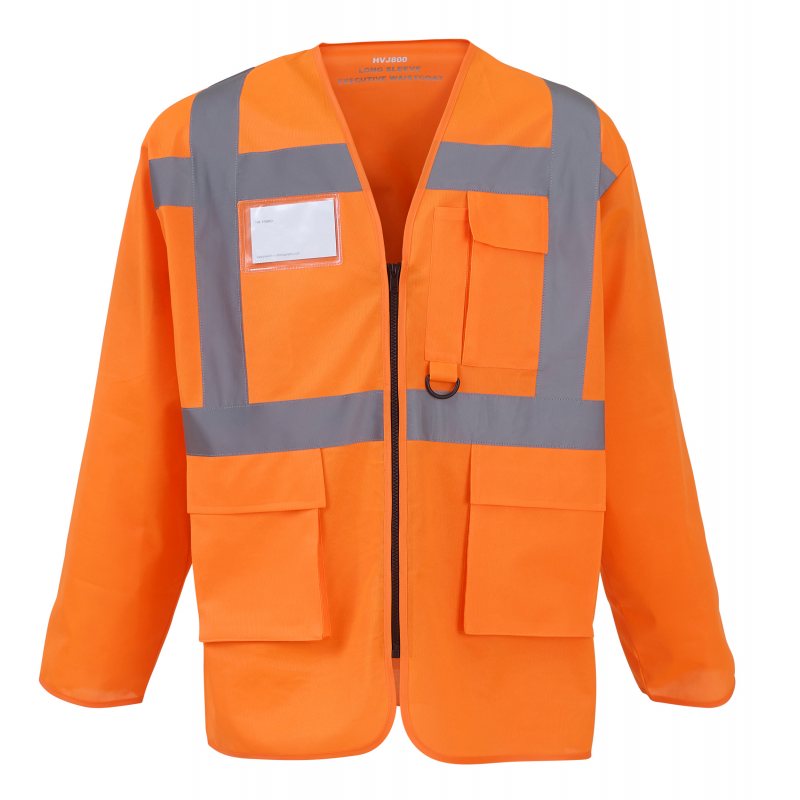 Gilet haute visibilité à manches longues