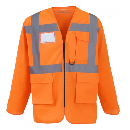 Gilet haute visibilité à manches longues