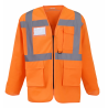 Gilet haute visibilité à manches longues