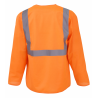 Gilet haute visibilité à manches longues