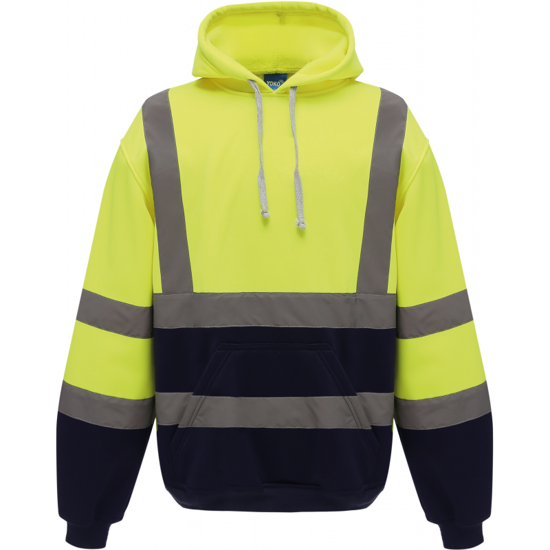 Sweatshirt capuche Haute Visibilité EN 20471