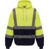 Sweatshirt capuche Haute Visibilité EN 20471