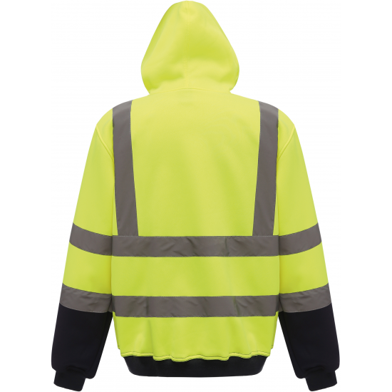 Sweatshirt capuche Haute Visibilité EN 20471