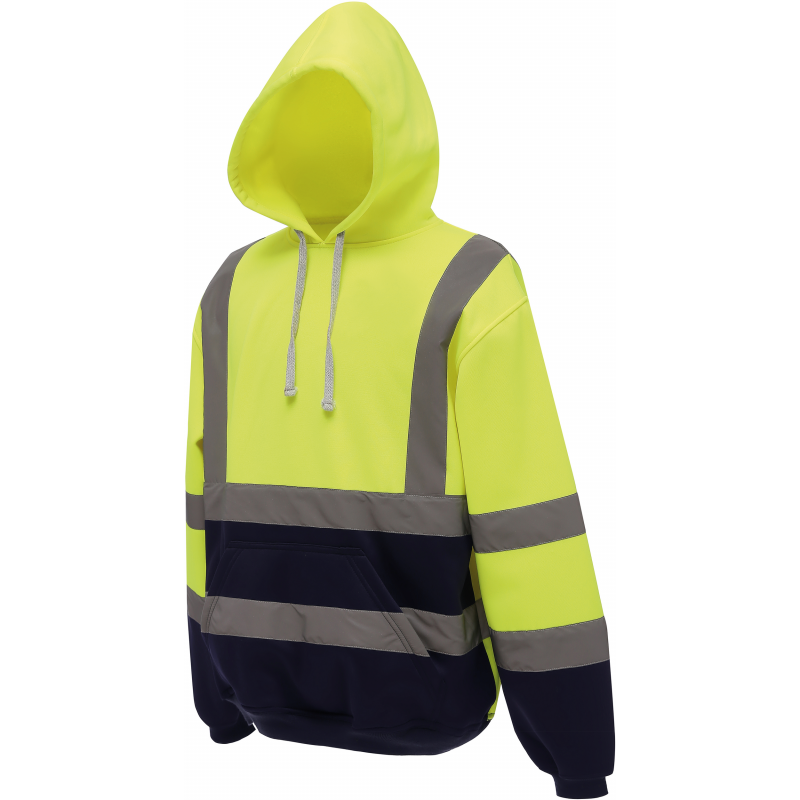 Sweatshirt capuche Haute Visibilité EN 20471