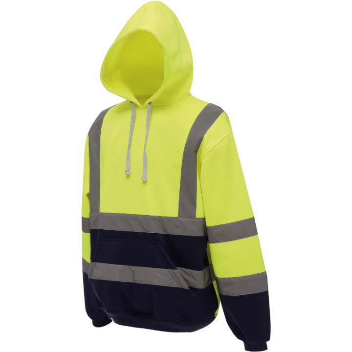 Sweatshirt capuche Haute Visibilité EN 20471