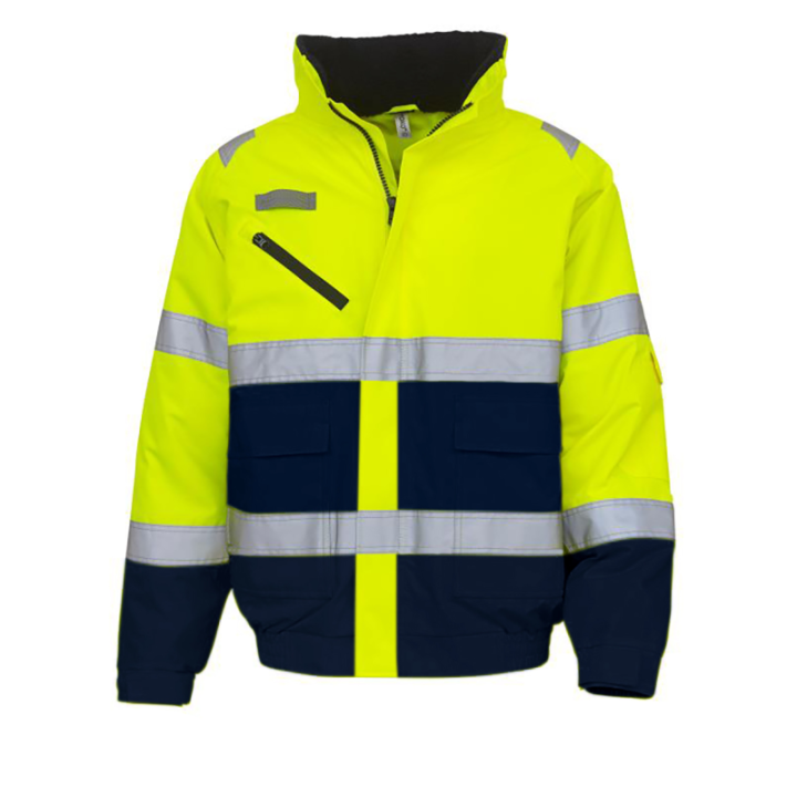 Blouson haute visibilité avec doublure amovible