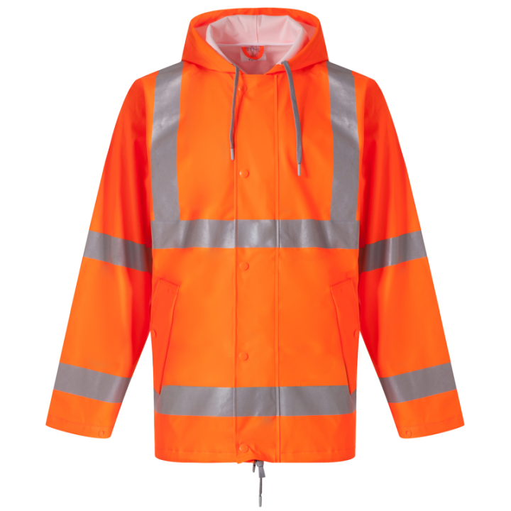Veste de pluie respirante haute visibilité