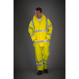 Pantalon de pluie respirant hi-vis soft flex