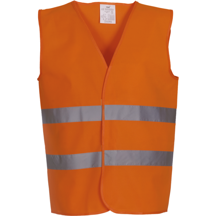 Gilet à 2 bandes haute visibilité