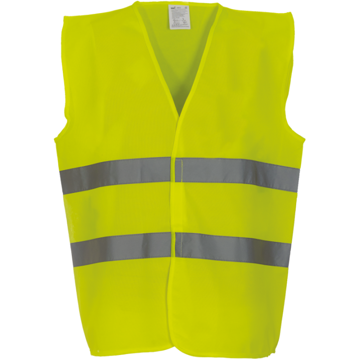 Gilet à 2 bandes haute visibilité