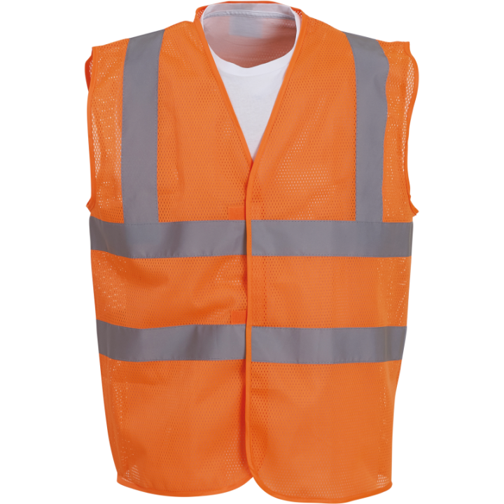 Gilet haute visibilité à maille ajourée