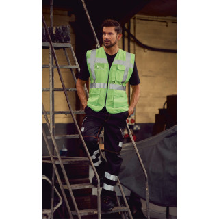 Gilet Haute Visibilité Fermeture à Glissière et poches