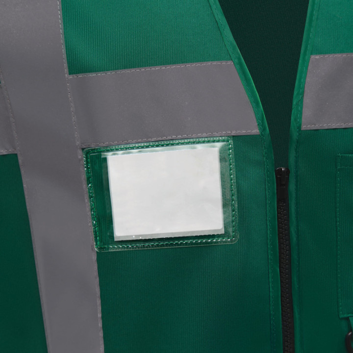 Gilet Haute Visibilité Fermeture à Glissière et poches