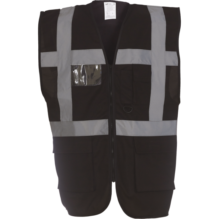 Gilet Haute Visibilité Fermeture à Glissière et poches