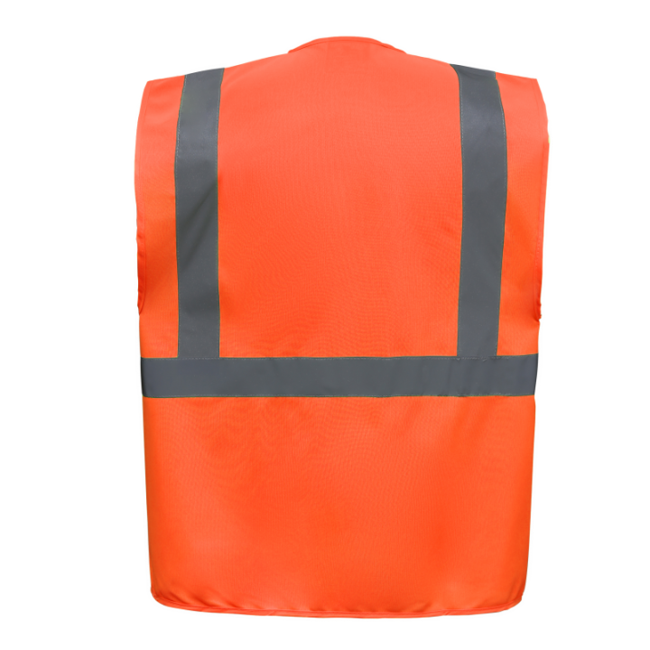 Gilet Haute Visibilité Fermeture à Glissière et poches