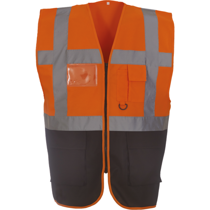 Gilet Haute Visibilité Fermeture à Glissière et poches