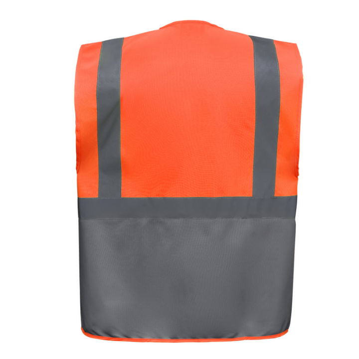 Gilet Haute Visibilité Fermeture à Glissière et poches