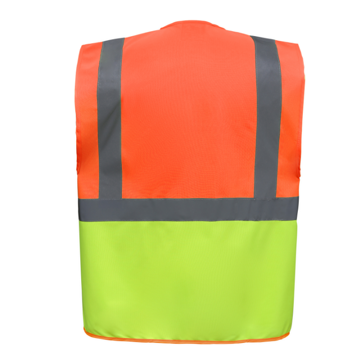 Gilet Haute Visibilité Fermeture à Glissière et poches
