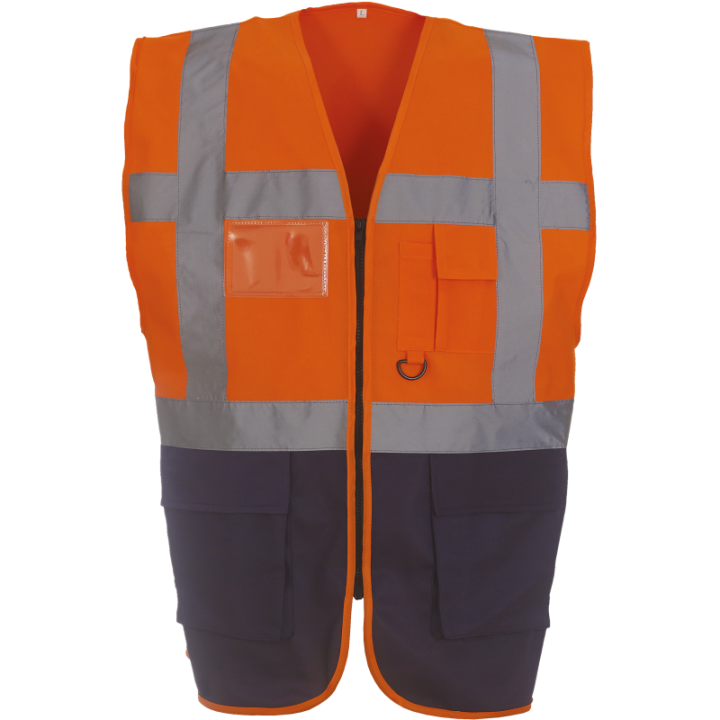 Gilet Haute Visibilité Fermeture à Glissière et poches
