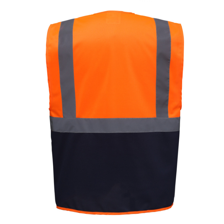 Gilet Haute Visibilité Fermeture à Glissière et poches