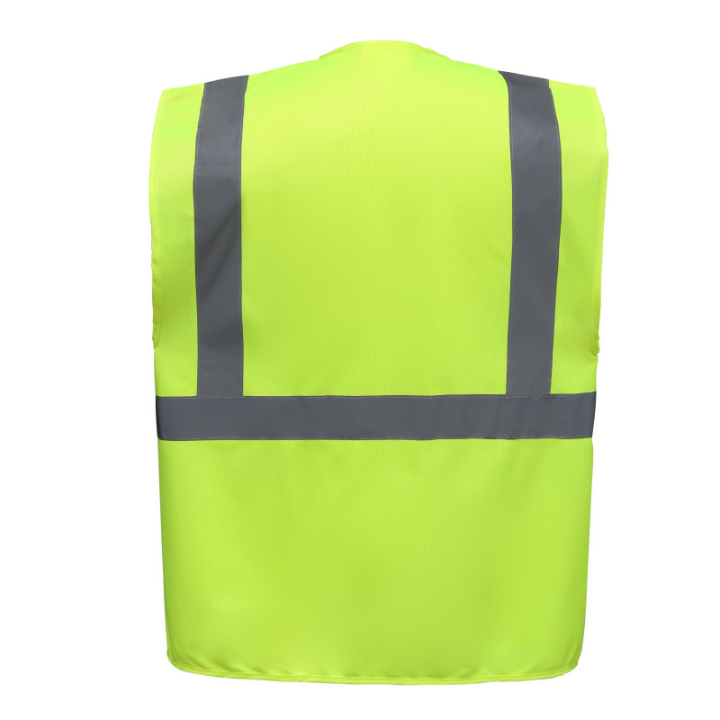 Gilet Haute Visibilité Fermeture à Glissière et poches