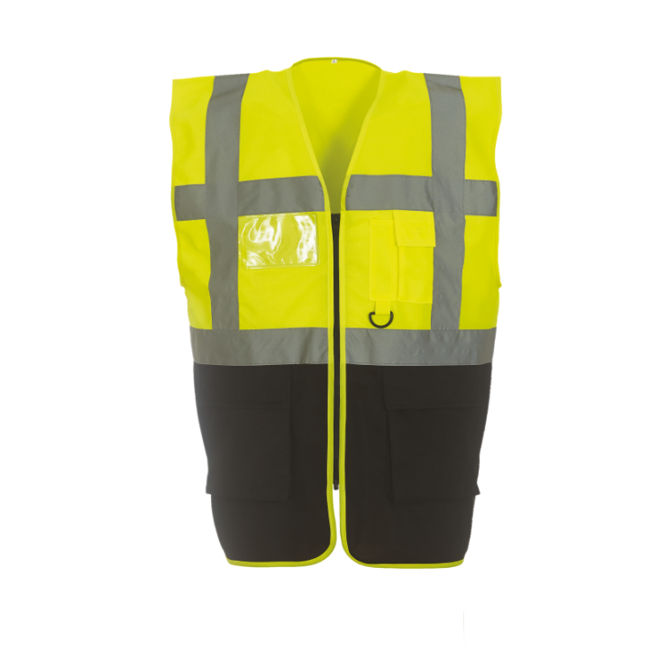 Gilet Haute Visibilité Fermeture à Glissière et poches